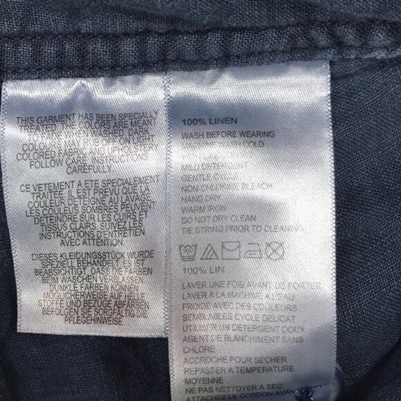 Tommy Bahama Two Palms Seam Cropped Linen Pants - Picture 6 of 7